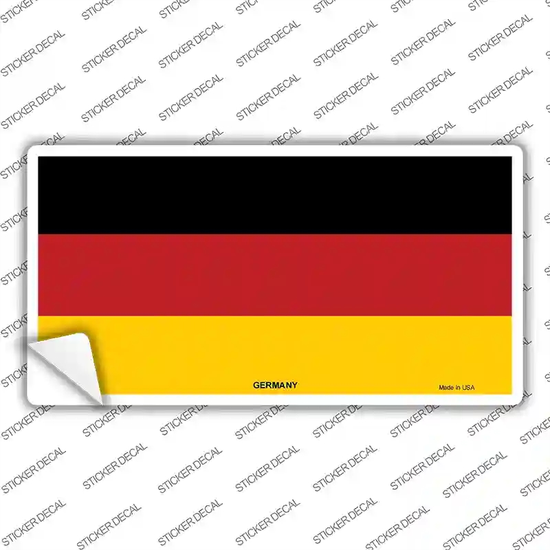 LP-465s-S Germany Flag Novelty Sticker Decal - Small
