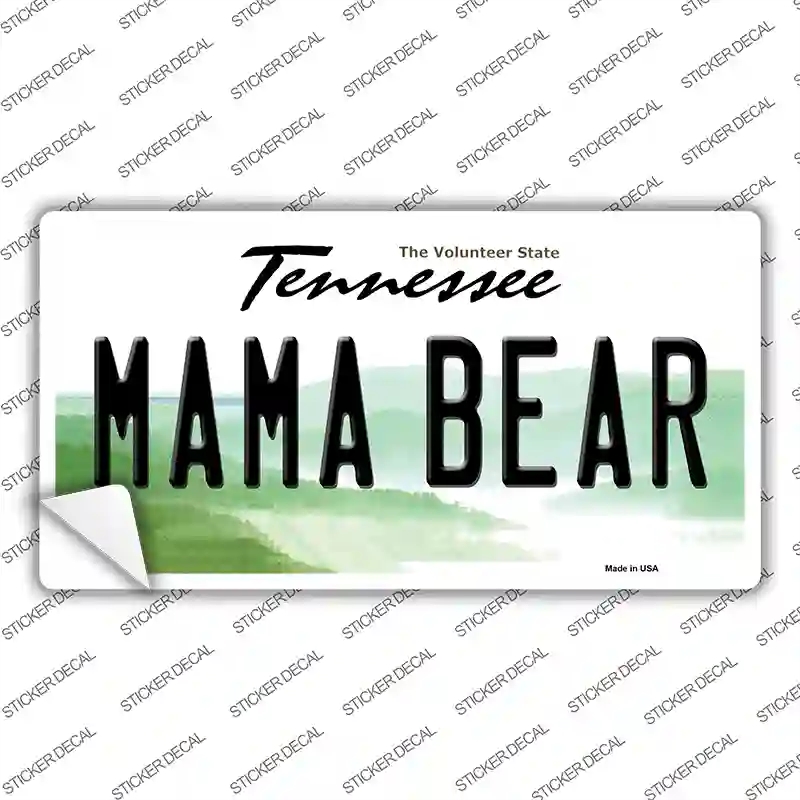 LP-6647s-L Mama Bear Tennessee Novelty Sticker Decal - Large