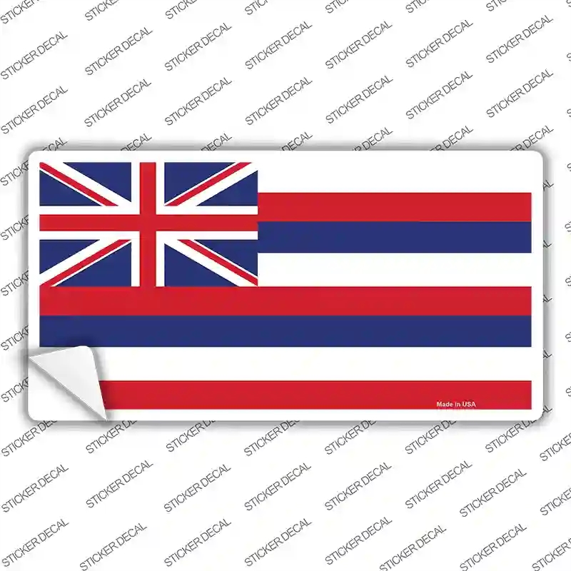 LP-3575s-XL Hawaii State Flag Novelty Sticker Decal - Extra Large