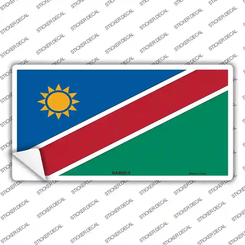 LP-4104s-S Namibia Flag Novelty Sticker Decal - Small