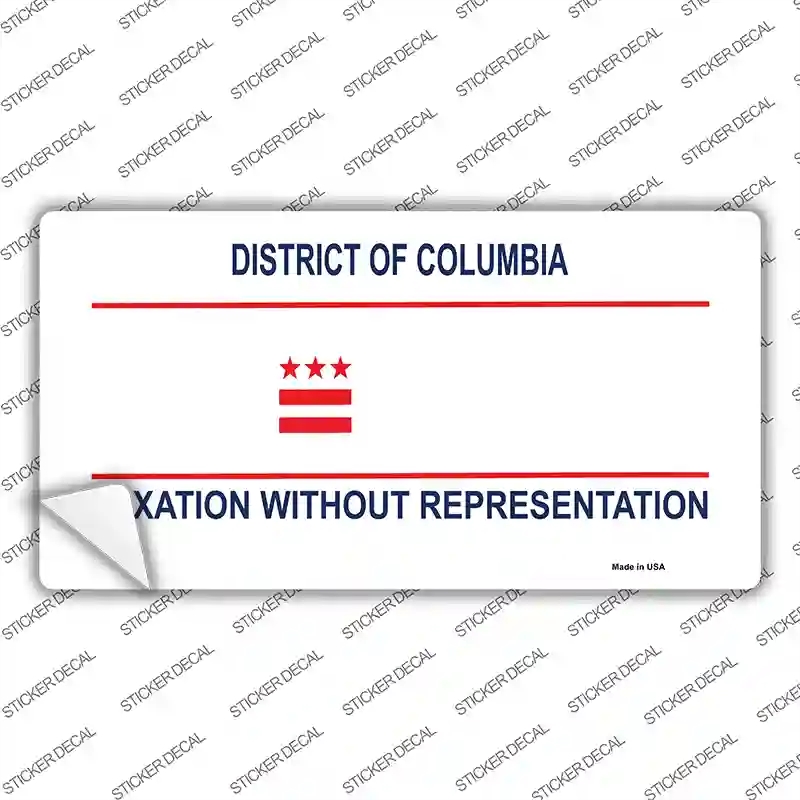 LP-8227s-XL Taxation Without Representation Novelty Sticker Decal - Extra Large