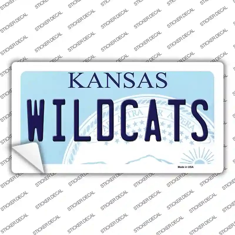 LP-6604s-S Wildcats Kansas Novelty Sticker Decal - Small