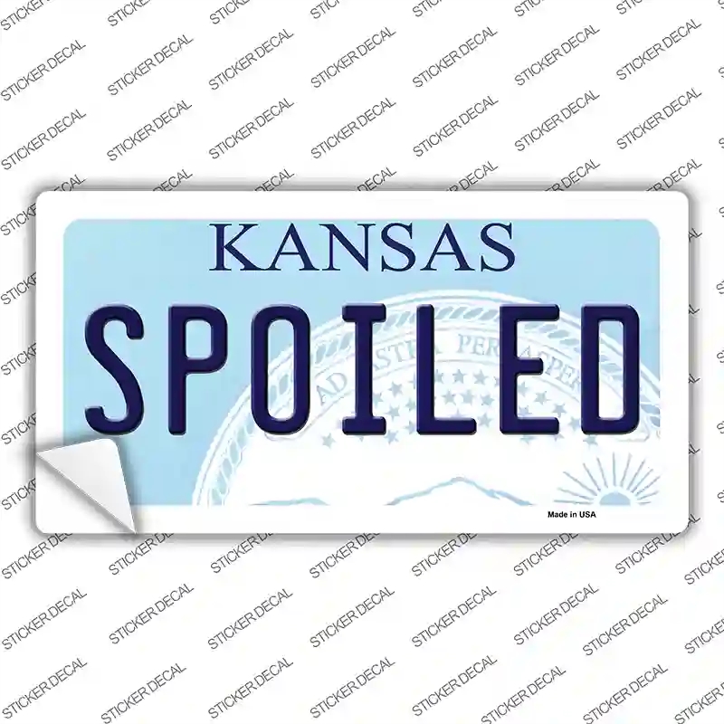 LP-6637s-L Spoiled Kansas Novelty Sticker Decal - Large