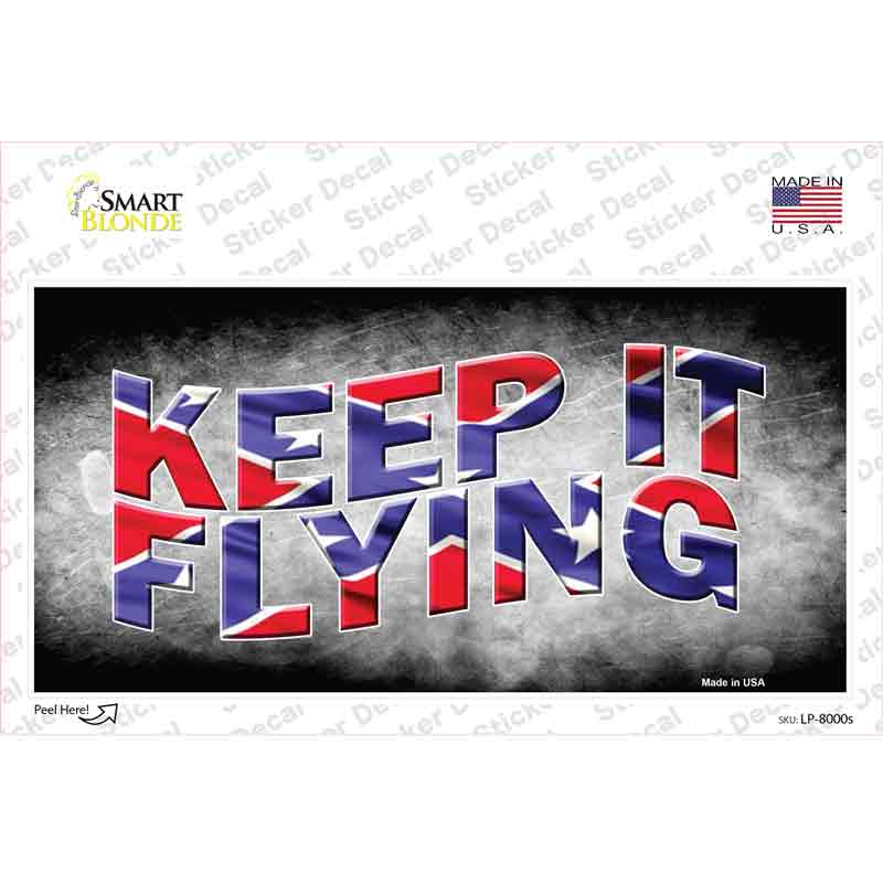 LP-8000s-M Keep It Flying Novelty Sticker Decal - Medium