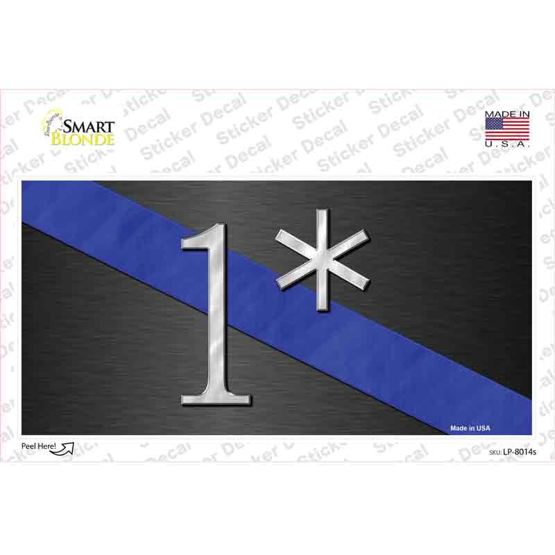 LP-8014s-M One Ass to Risk Novelty Sticker Decal - Medium