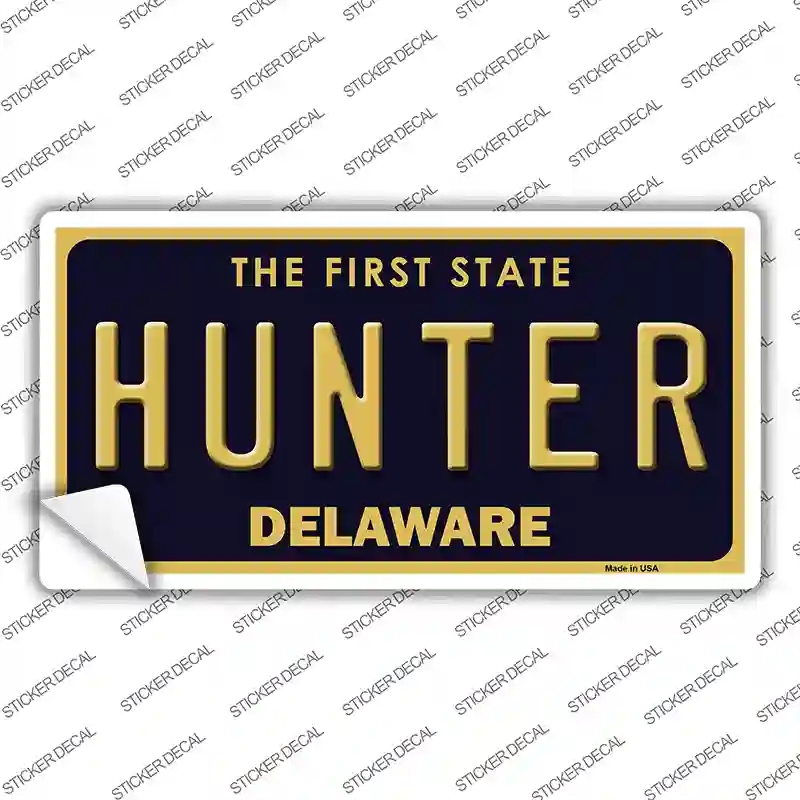 LP-6720s-L Hunter Delaware Novelty Sticker Decal - Large