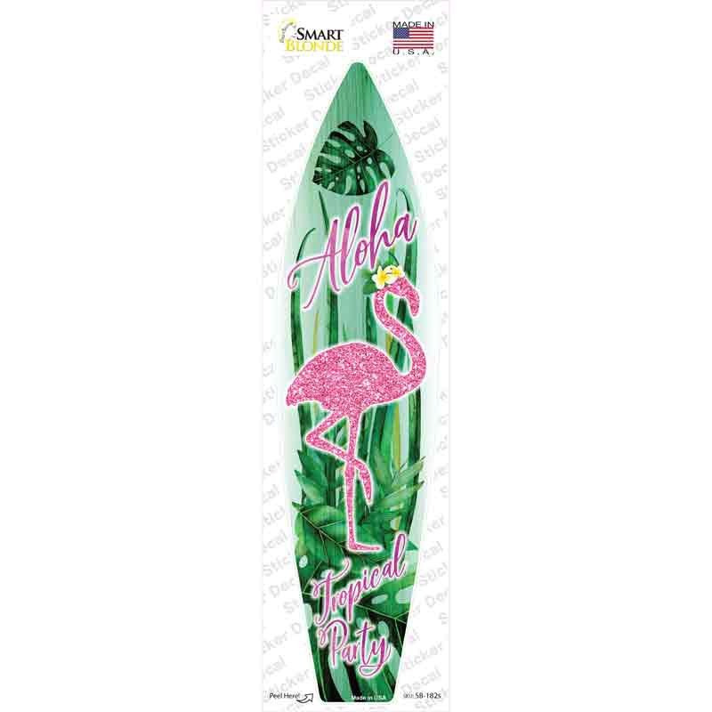 SB-182s-M Tropical Party Novelty Surfboard Sticker Decal - Medium