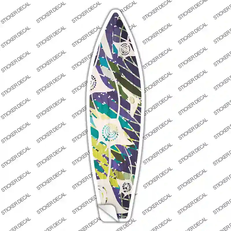 SB-344s-S Stingray Pattern Novelty Surfboard Sticker Decal - Small