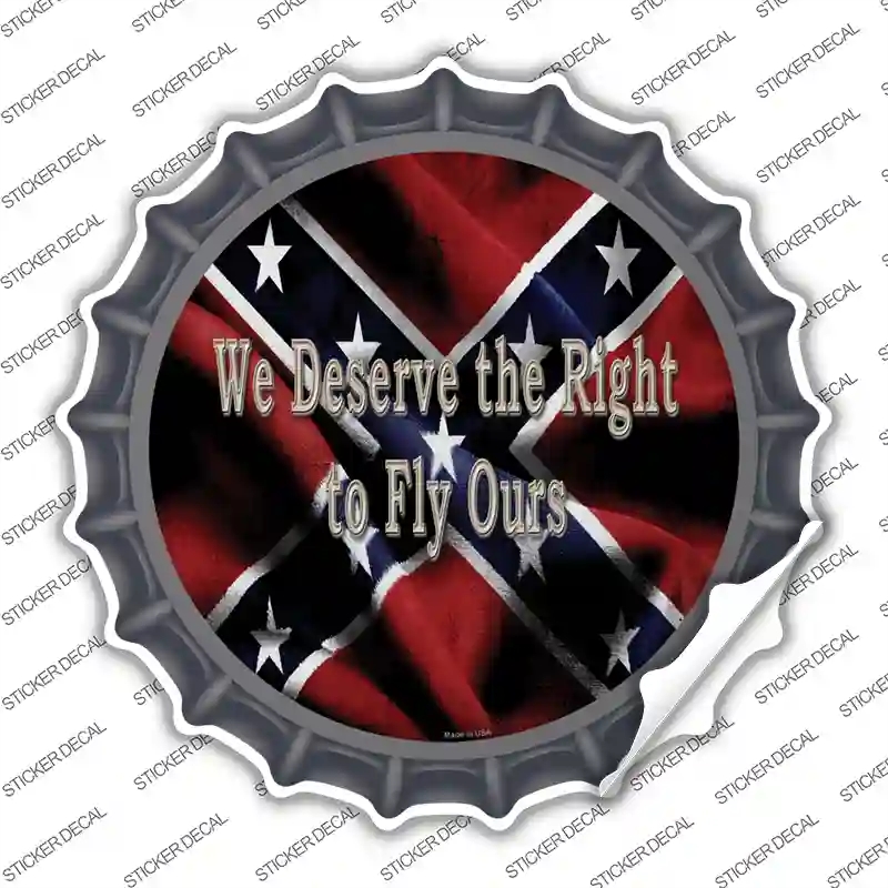 BC-817s-L We Deserve the Right Novelty Bottle Cap Sticker Decal - Large