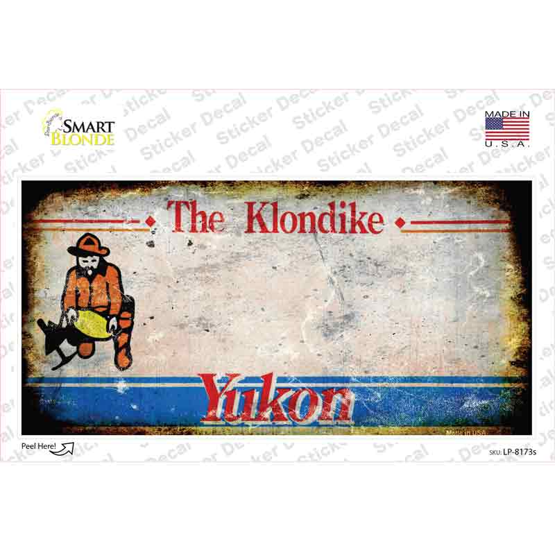 LP-8173s-M Yukon Rusty Novelty Sticker Decal - Medium