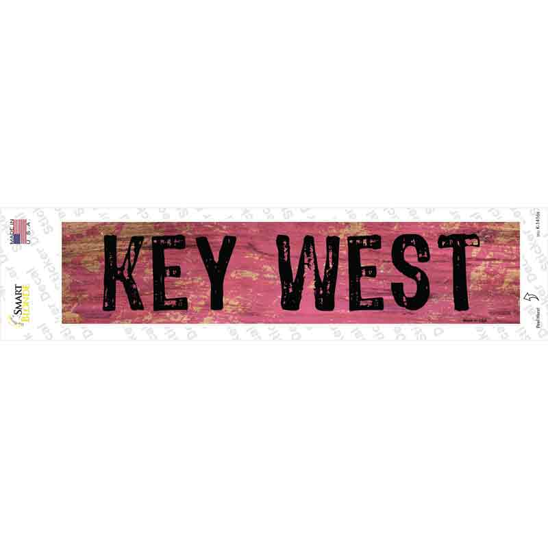 K-1416s-M Key West Novelty Narrow Sticker Decal - Medium