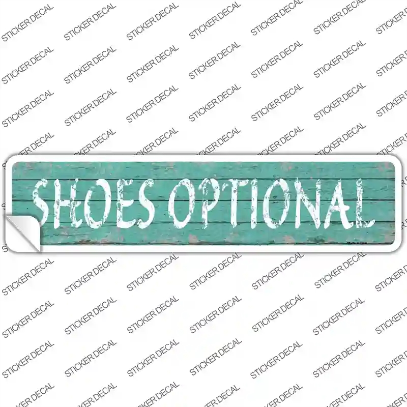 K-1426s-L Shoes Optional Novelty Narrow Sticker Decal - Large
