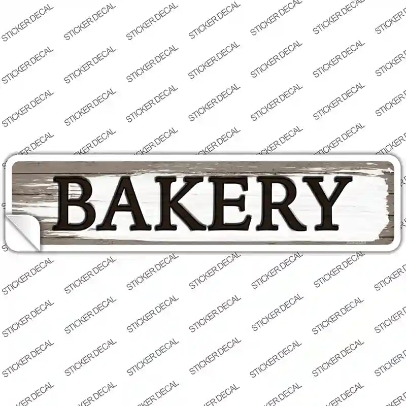 K-1463s-S Bakery Novelty Narrow Sticker Decal - Small