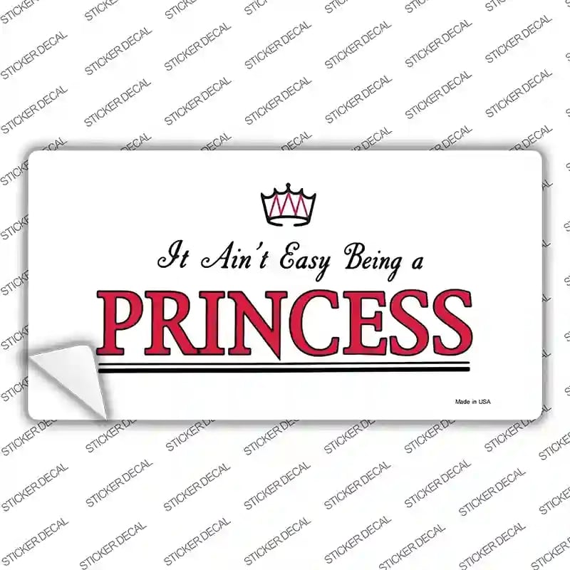 LP-033s-XL Easy Being A Princess Novelty Sticker Decal - Extra Large