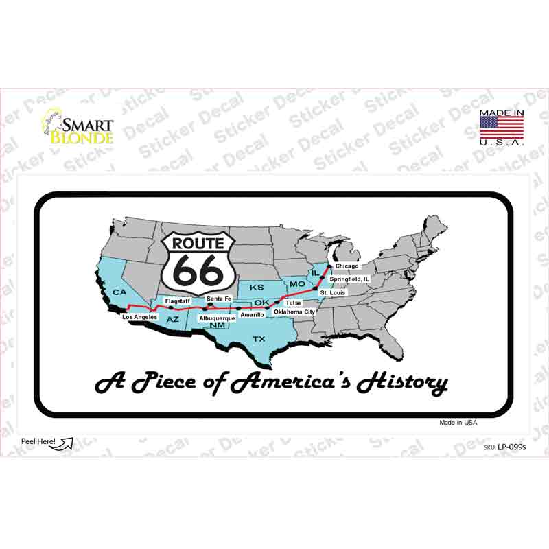 LP-099s-M A Piece of History Novelty Sticker Decal - Medium