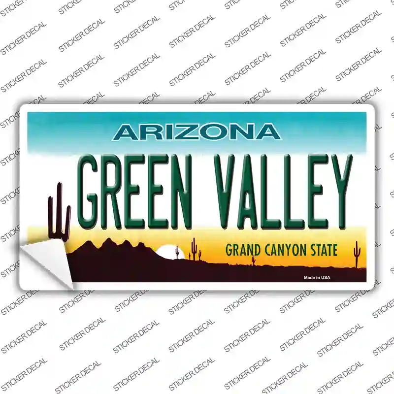LP-1056s-S Green Valley Arizona Novelty Sticker Decal - Small