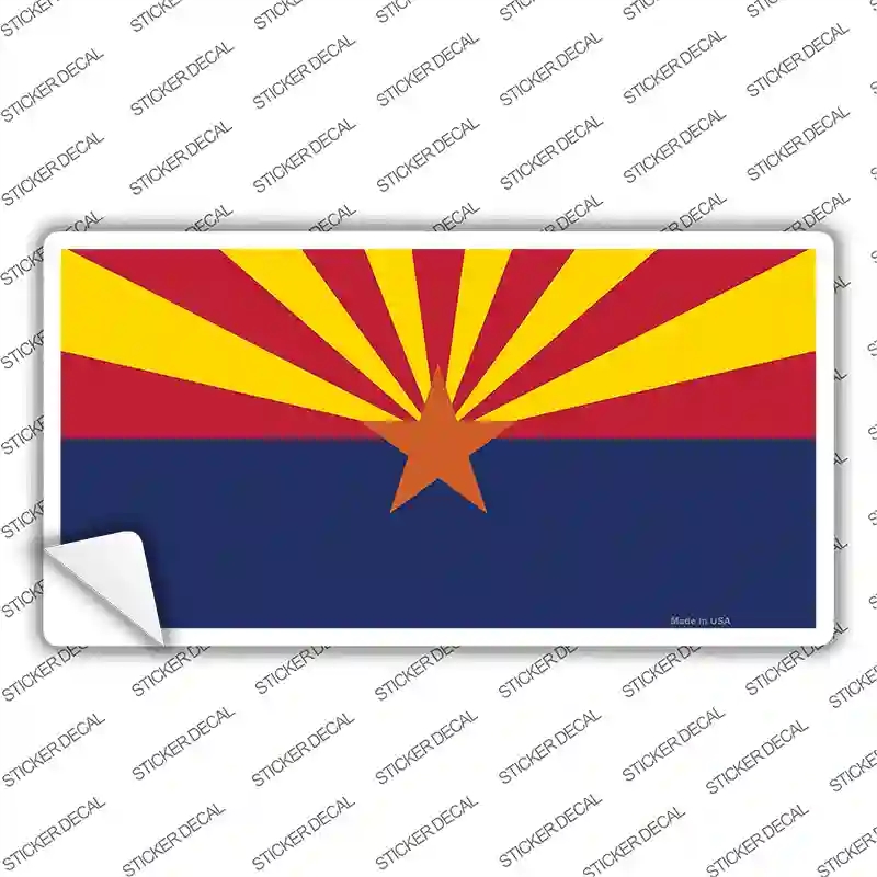 LP-1288s-L Arizona Small Star Novelty Sticker Decal - Large