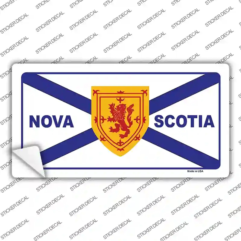 LP-1290s-XL Nova Scotia Flag Novelty Sticker Decal - Extra Large