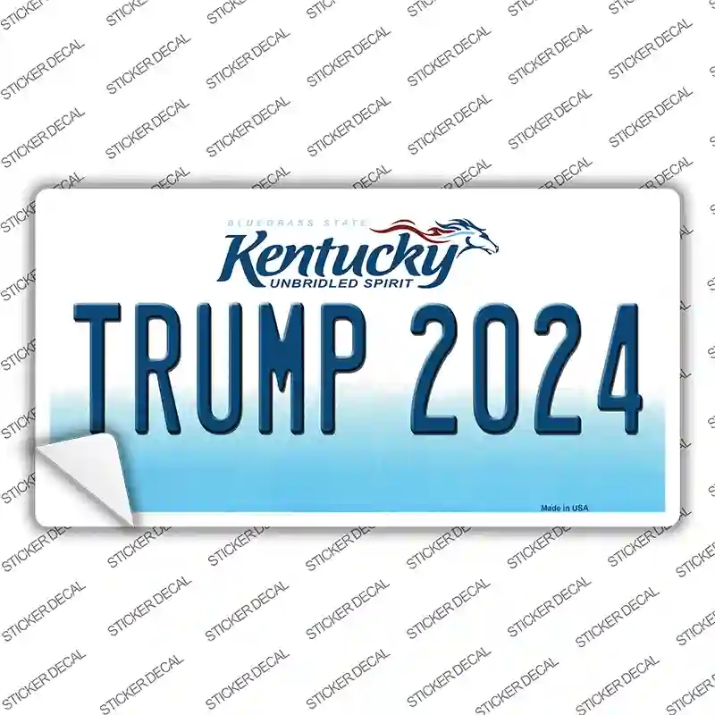 LP-12232s-S Trump 2024 Kentucky Novelty Sticker Decal - Small