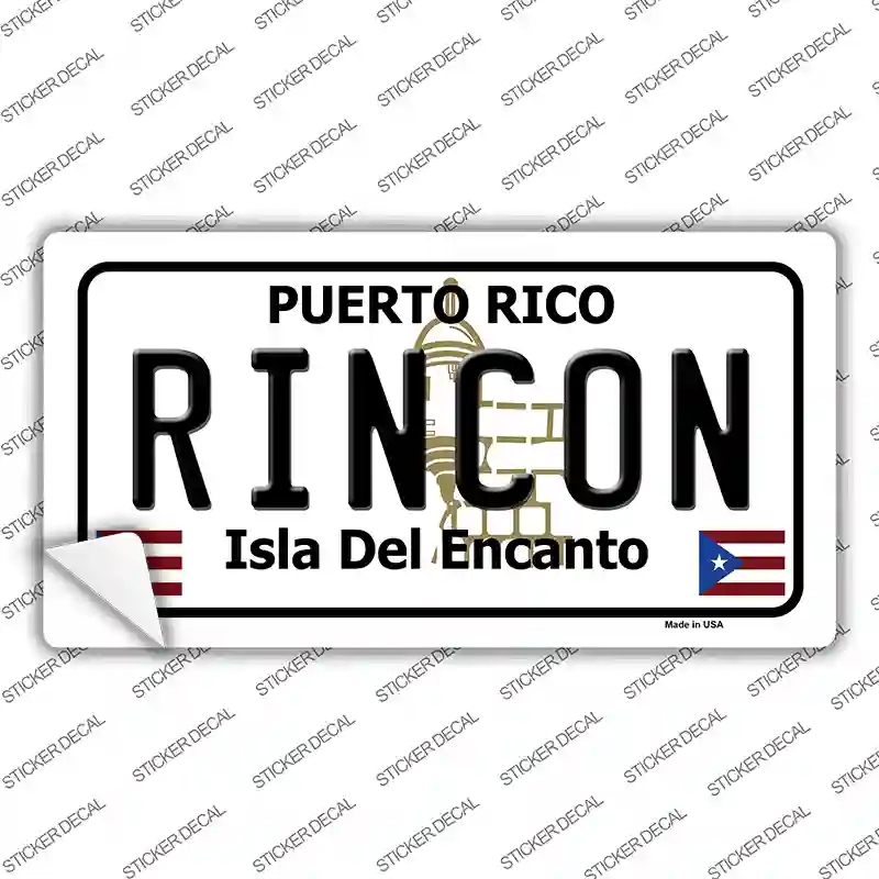 LP-2869s-S Rincon Puerto Rico Novelty Sticker Decal - Small