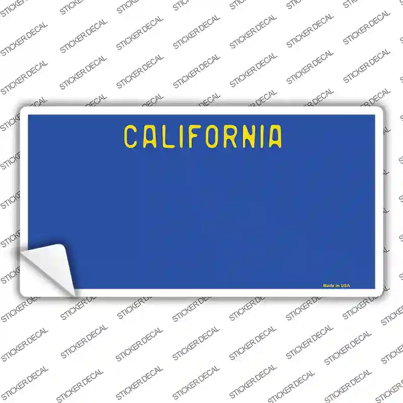 LP-1844s-L California Blue State Novelty Sticker Decal - Large