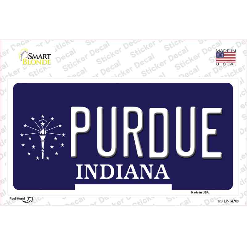 LP-1470s-M Purdue Indiana Novelty Sticker Decal - Medium