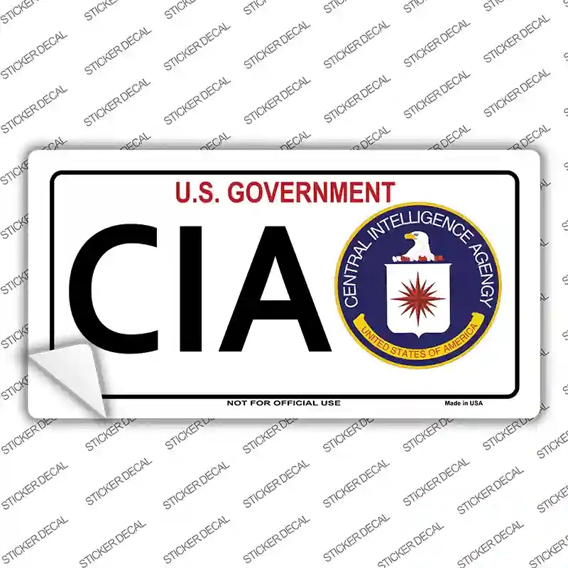 LP-303s-S CIA Novelty Sticker Decal - Small