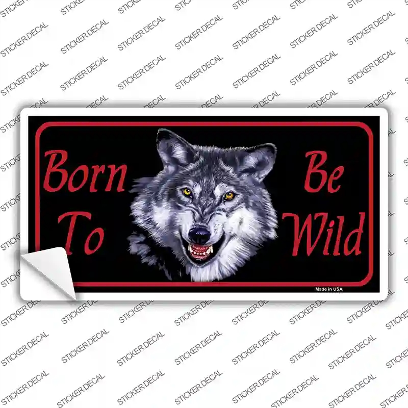 LP-400s-S Born to Be Wild Novelty Sticker Decal - Small