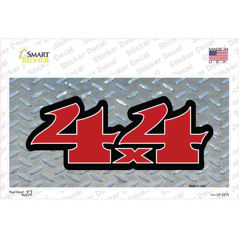LP-227s-M 4 X 4 Diamond Novelty Sticker Decal - Medium