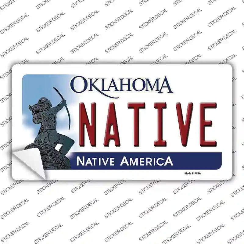 LP-6230s-XL Native Oklahoma Novelty Sticker Decal - Extra Large