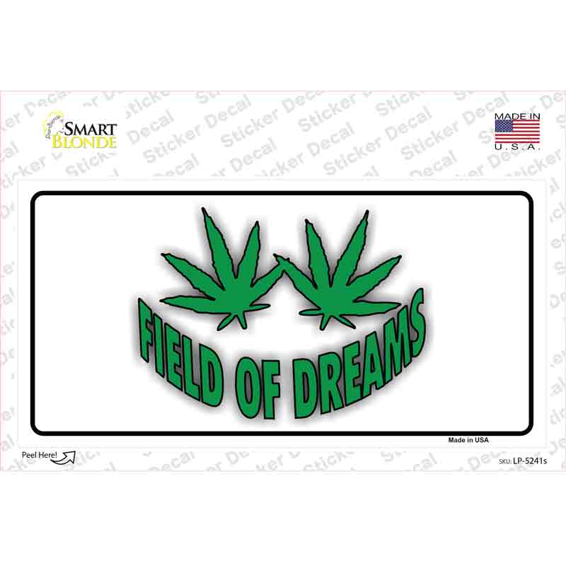 LP-5241s-M Field of Dreams Novelty Sticker Decal - Medium