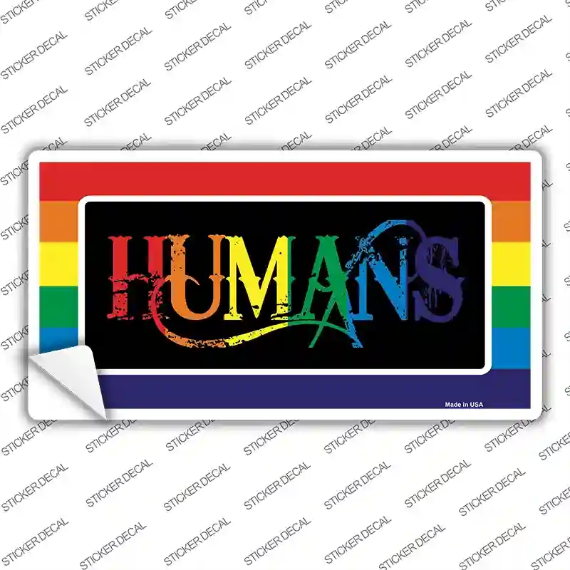LP-4722s-S Humans Novelty Sticker Decal - Small
