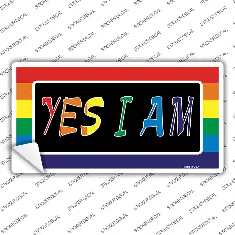 LP-4729s-XL Yes I Am Novelty Sticker Decal - Extra Large