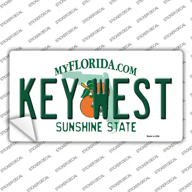 LP-6010s-XL Key West Florida Novelty Sticker Decal - Extra Large