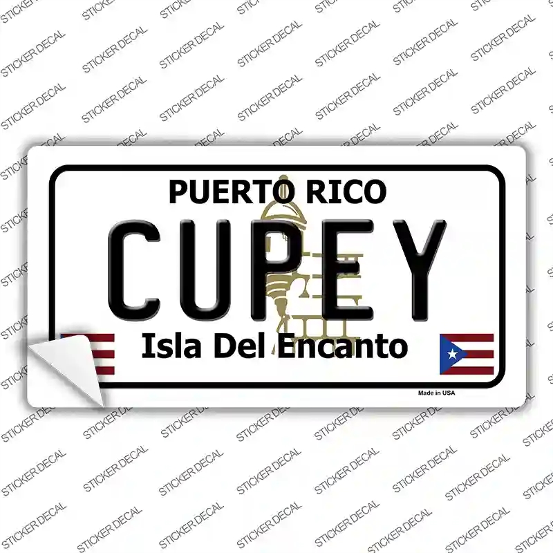LP-4750s-S Cupey Puerto Rico Novelty Sticker Decal - Small