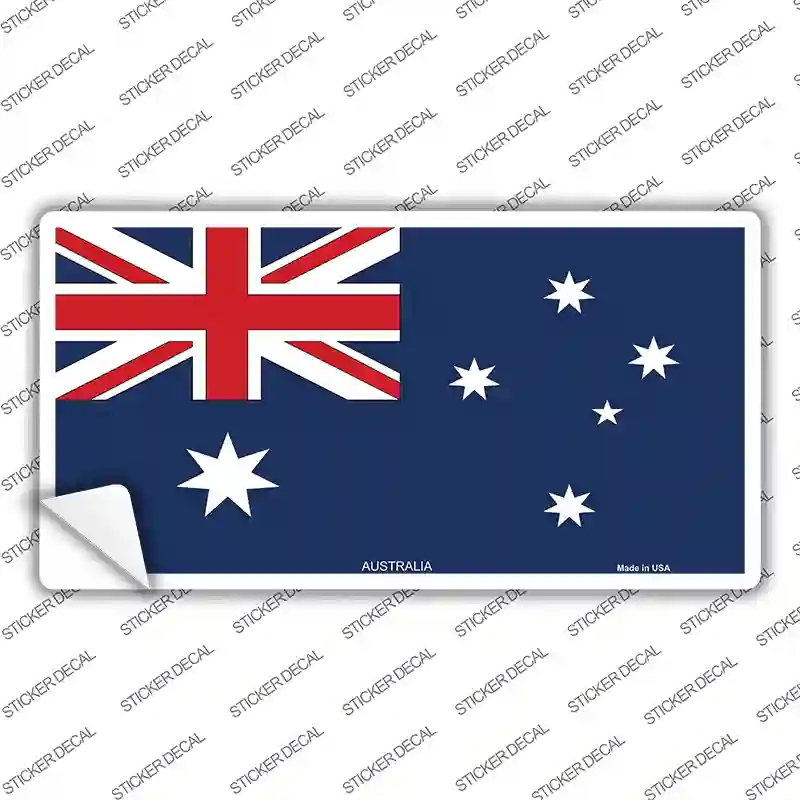 LP-475s-L Australia Flag Novelty Sticker Decal - Large