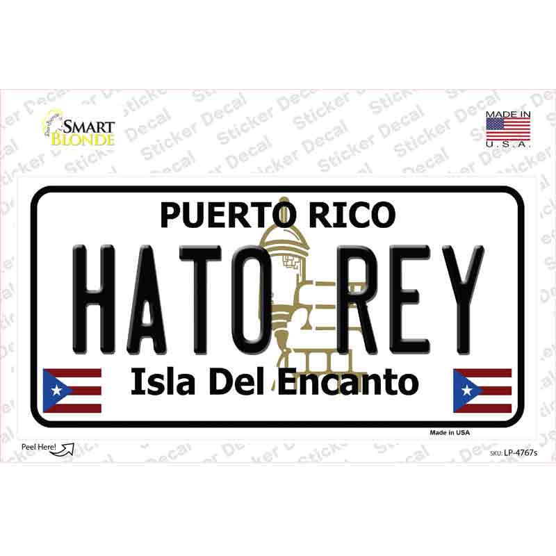 LP-4767s-M Hato Rey Puerto Rico Novelty Sticker Decal - Medium