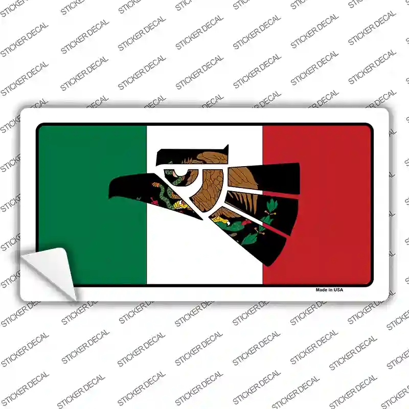 LP-4769s-L Made in Mexico Flag Novelty Sticker Decal - Large