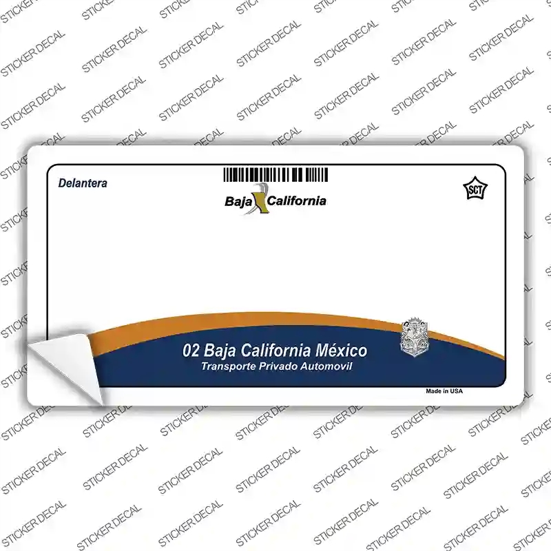 LP-4799s-L Baja California Novelty Sticker Decal - Large