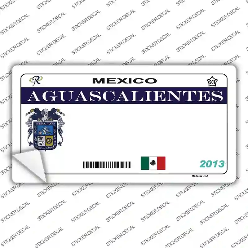 LP-4811s-L Aguascalientes Mexico Novelty Sticker Decal - Large