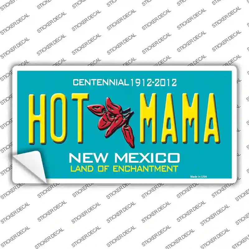 LP-6690s-S Hot Mama   Mexico Novelty Sticker Decal - Small