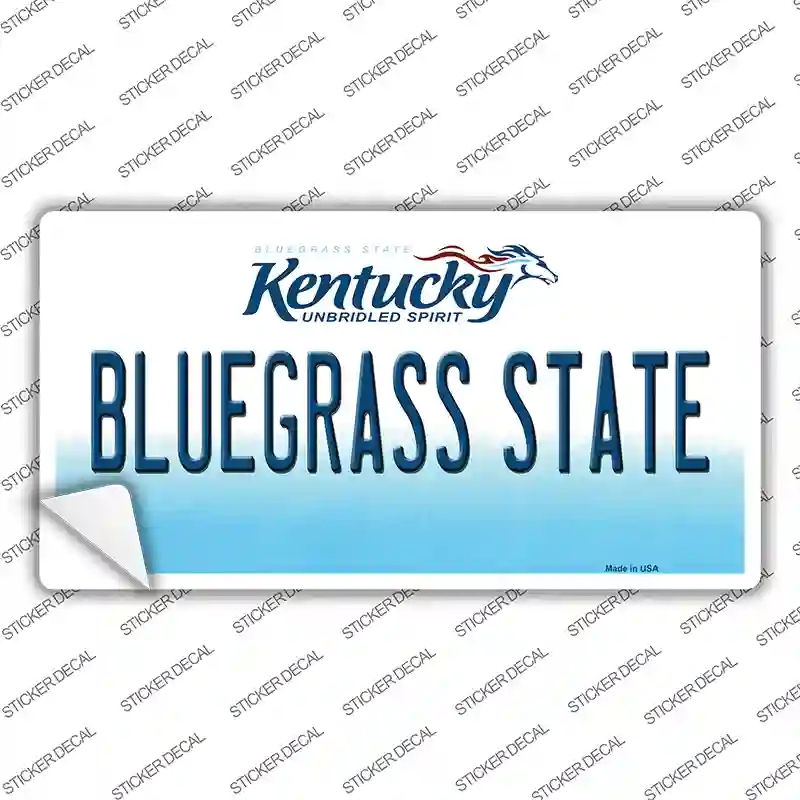 LP-6758s-S Bluegrass State Kentucky Novelty Sticker Decal - Small