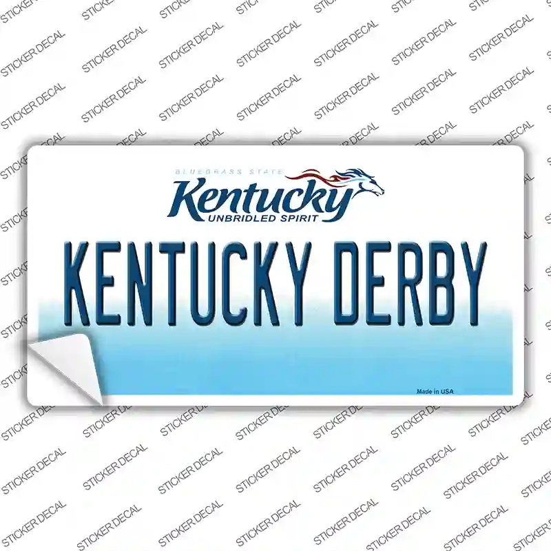 LP-6764s-L Kentucky Derby Novelty Sticker Decal - Large