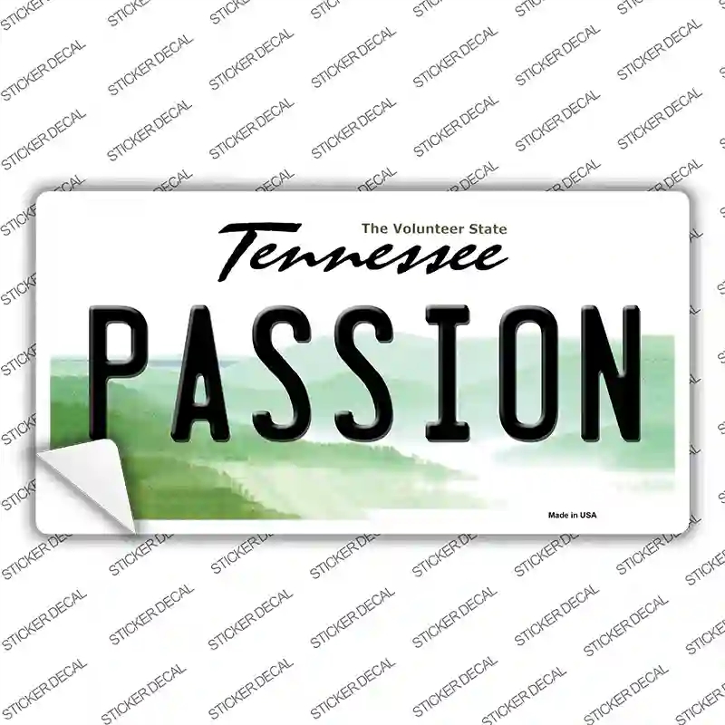 LP-6421s-S Passion Tennessee Novelty Sticker Decal - Small