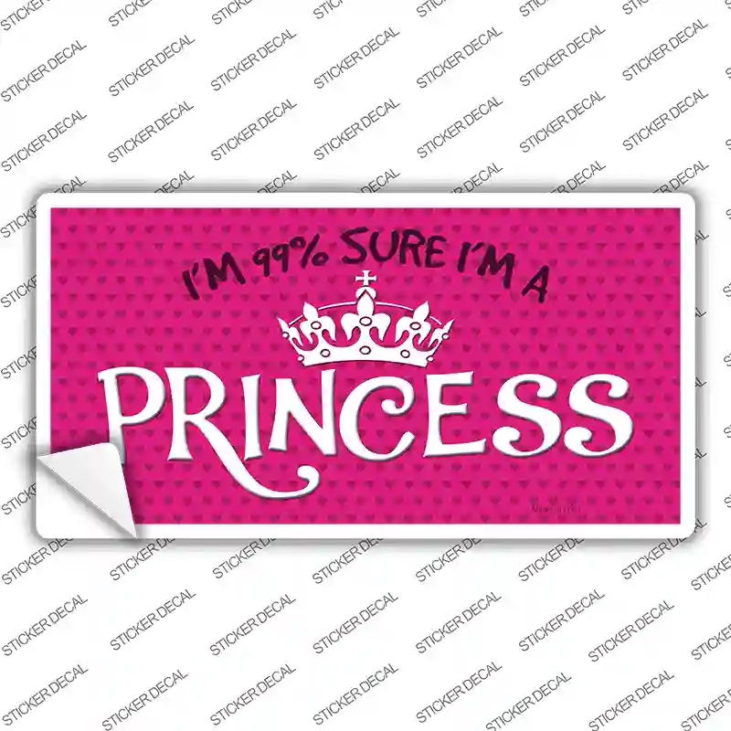 LP-8024s-L Im 99 Percent Sure Novelty Sticker Decal - Large