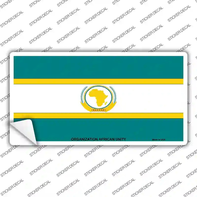 LP-4120s-S Organization African Unity Flag Novelty Sticker Decal - Small