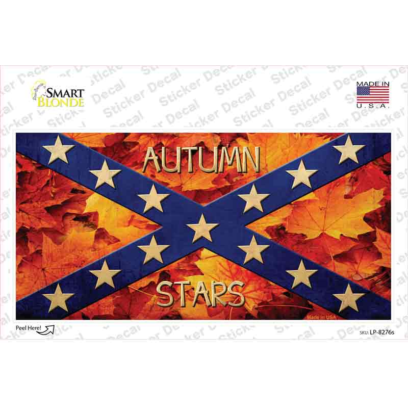 LP-8276s-M Autumn Stars Novelty Sticker Decal - Medium