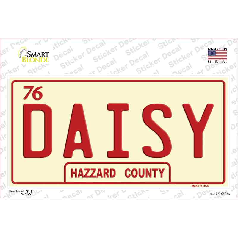LP-8713s-M Daisy Novelty Sticker Decal - Medium
