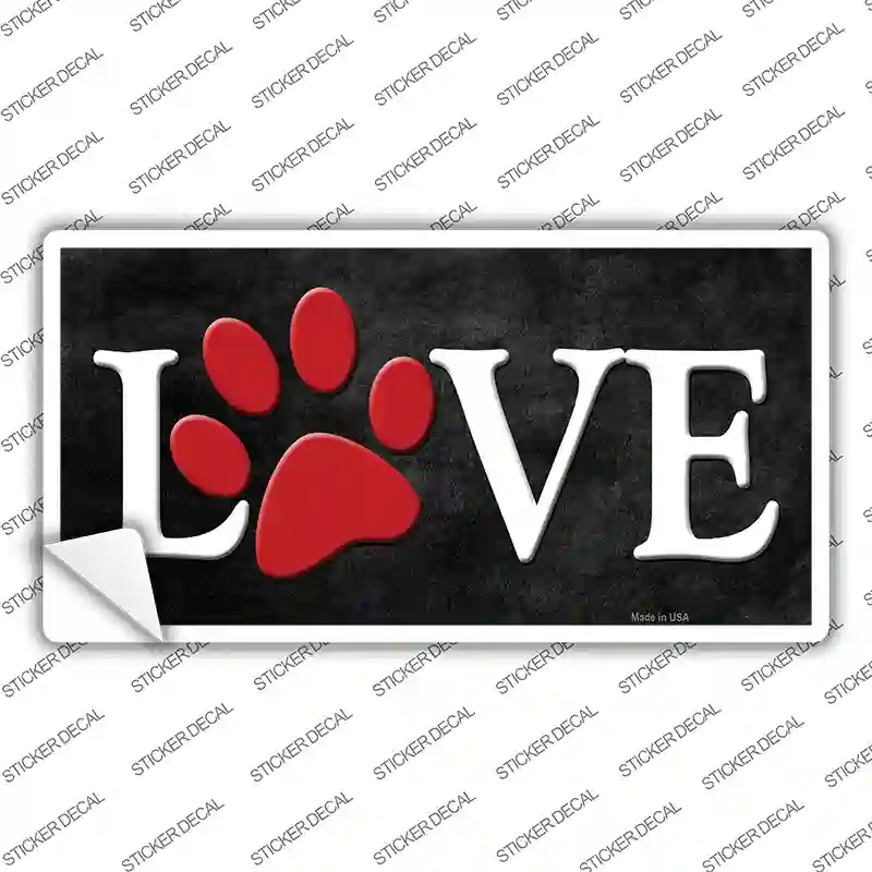 LP-8353s-L Love Novelty Sticker Decal - Large