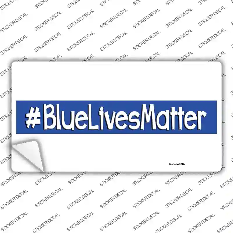 LP-8248s-S Blue Lives Matter Novelty Sticker Decal - Small